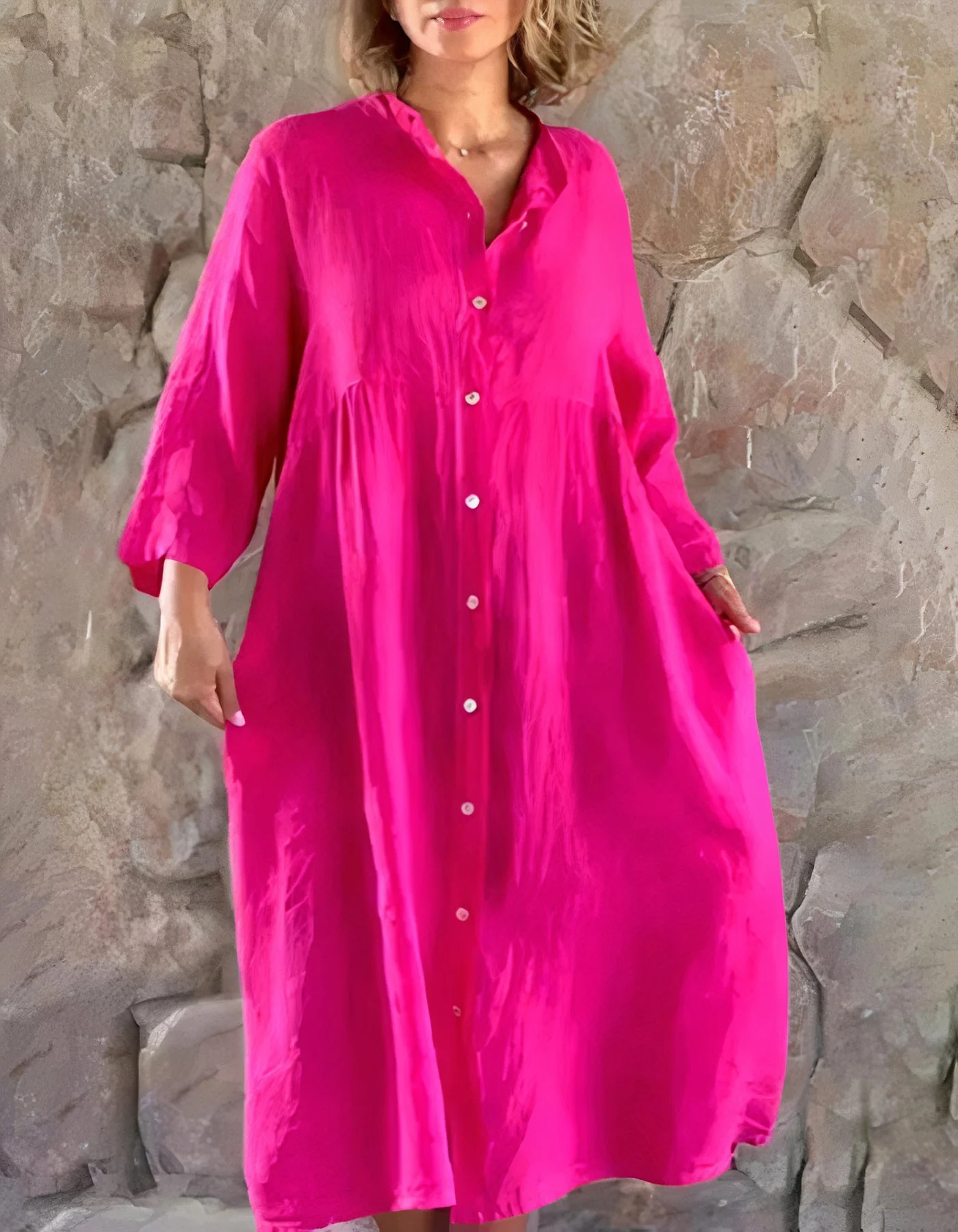 Sandra® | Cotton And Linen Beach Dress - Image 2