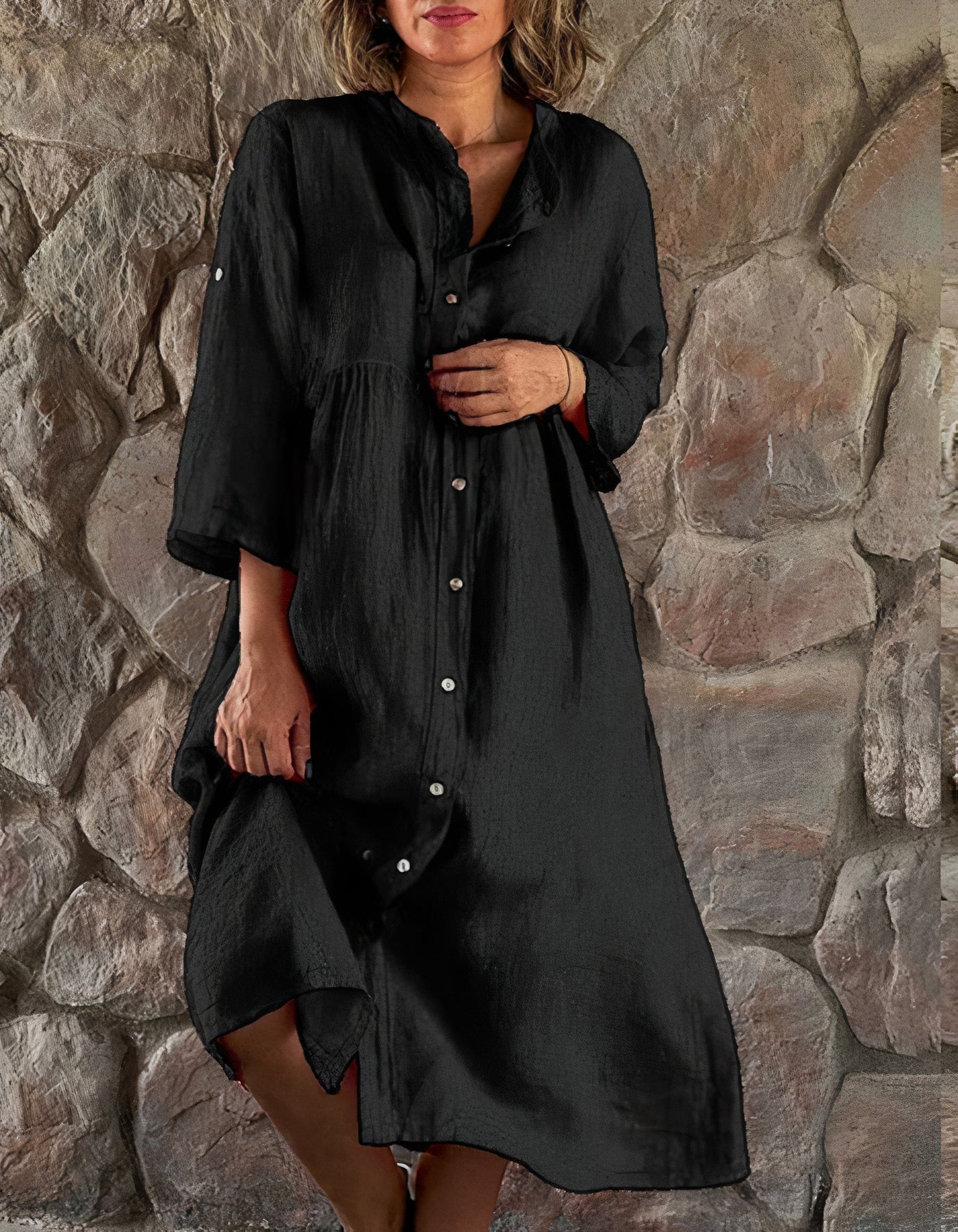 Sandra® | Cotton And Linen Beach Dress - Image 4