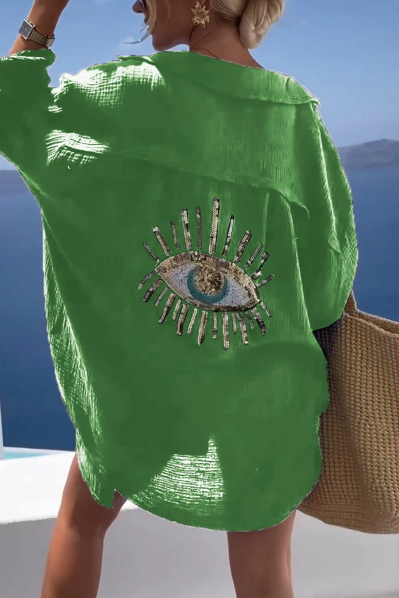 Sandra® | T-Shirt With Shiny Sequins - Image 9