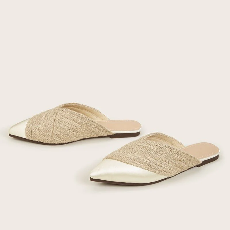 Sandra® | Woven Satin Slippers - Image 10