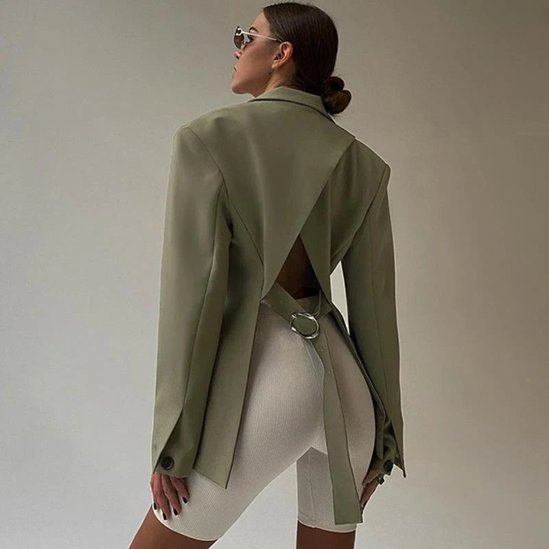 Sandra | Backless blazer for women