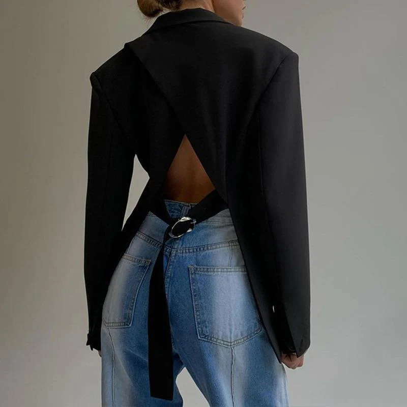 Sandra | Backless blazer for women - Image 2