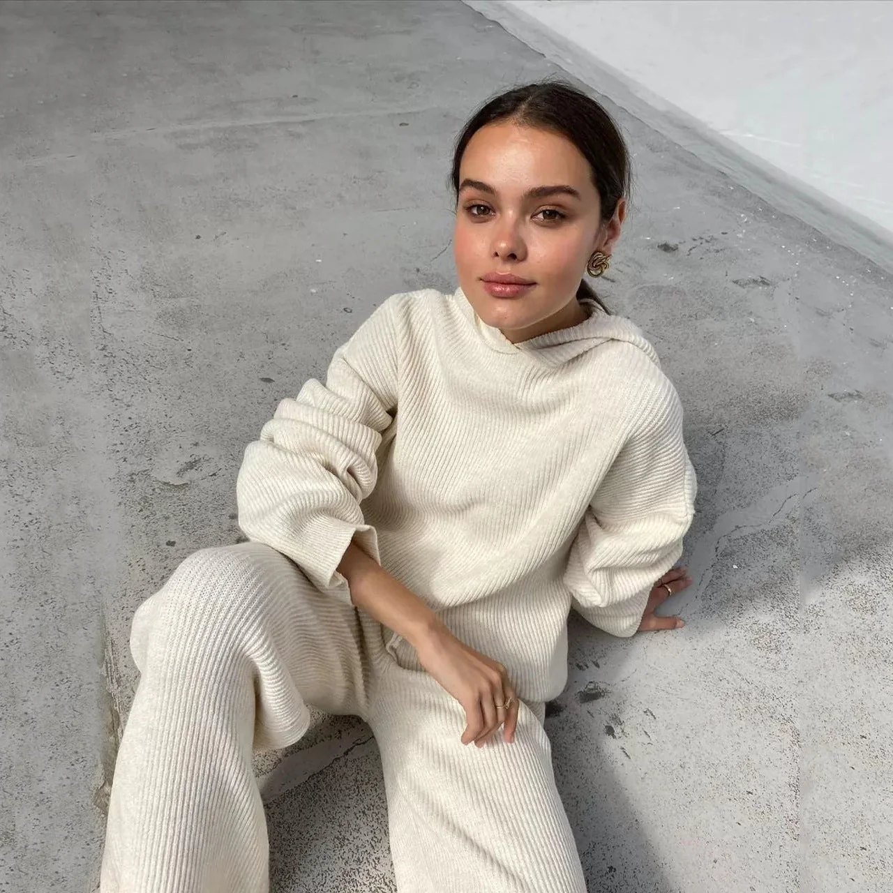 Sara | Beth mesh sweatshirt set - Image 2