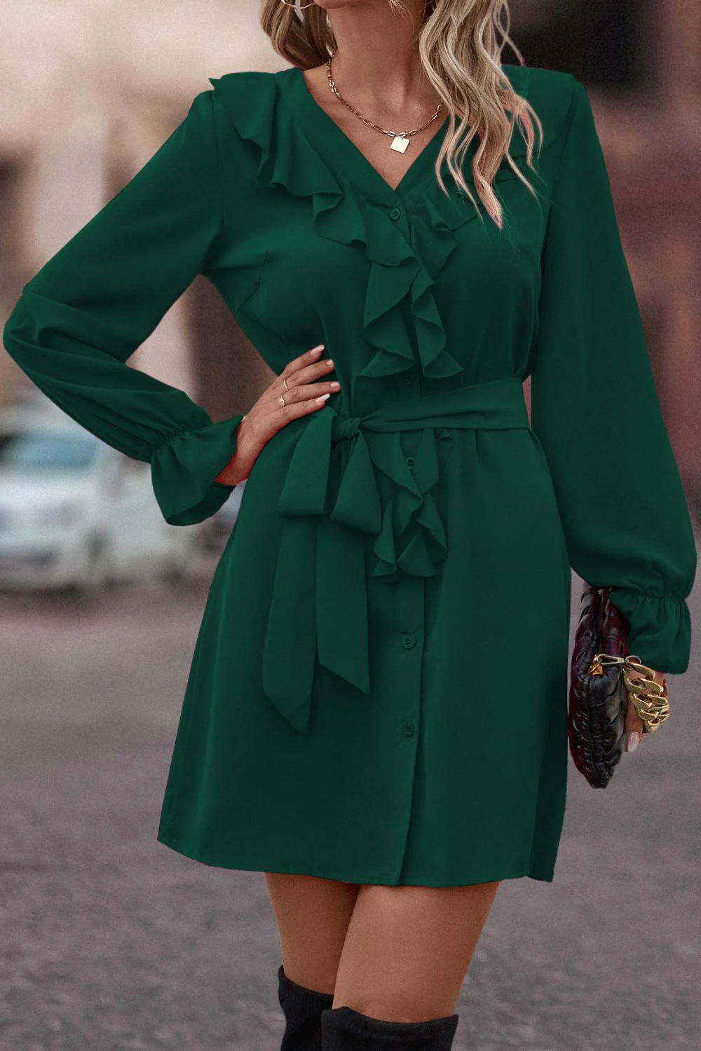 Sara® | Elegant and casual winter dress - Image 2