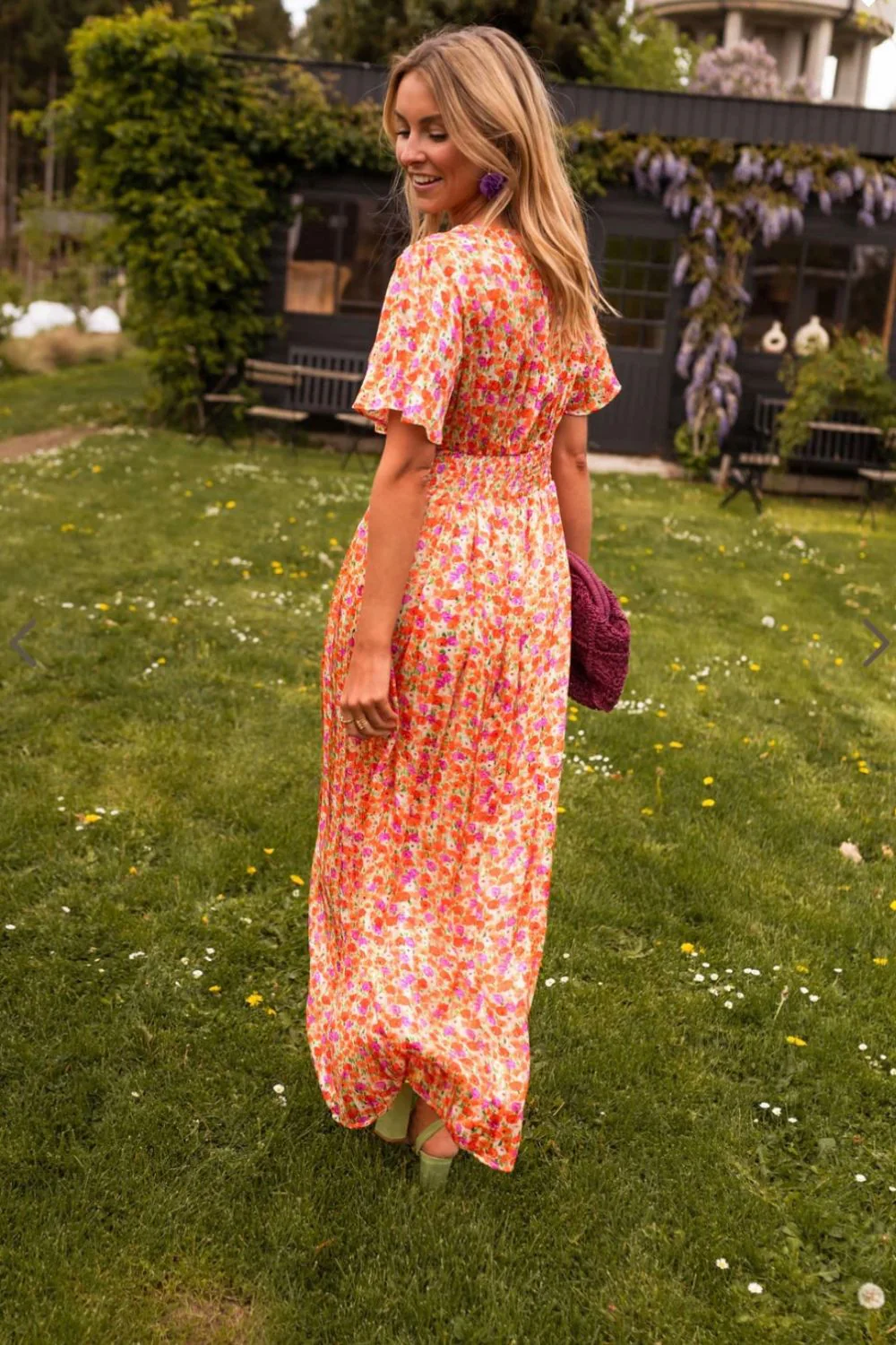 Sara® | Elegant Floral Maxi Summer Dress - Image 4