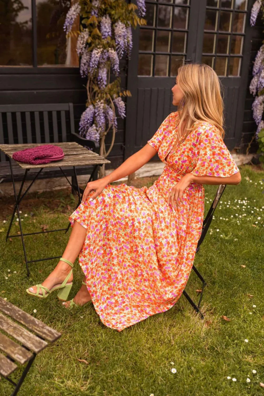 Sara® | Elegant Floral Maxi Summer Dress - Image 5