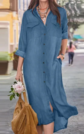 Sara® | Long-sleeved dress for women - Image 3
