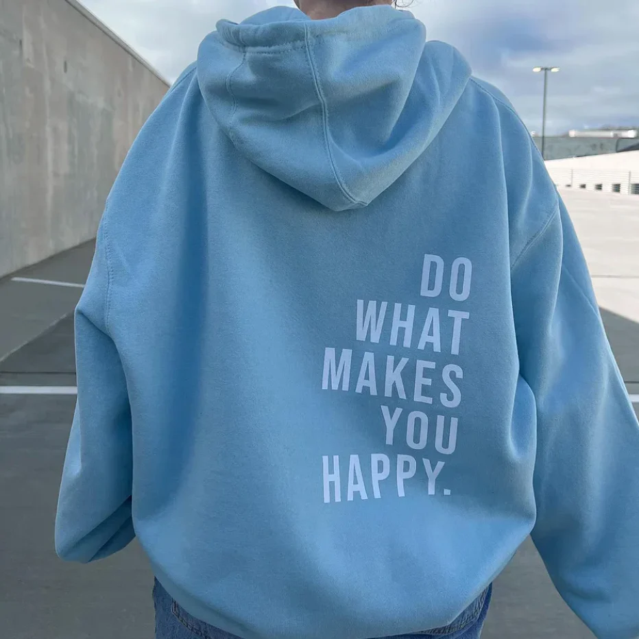 Sara® | Stylish hoodie with lettering - Image 3
