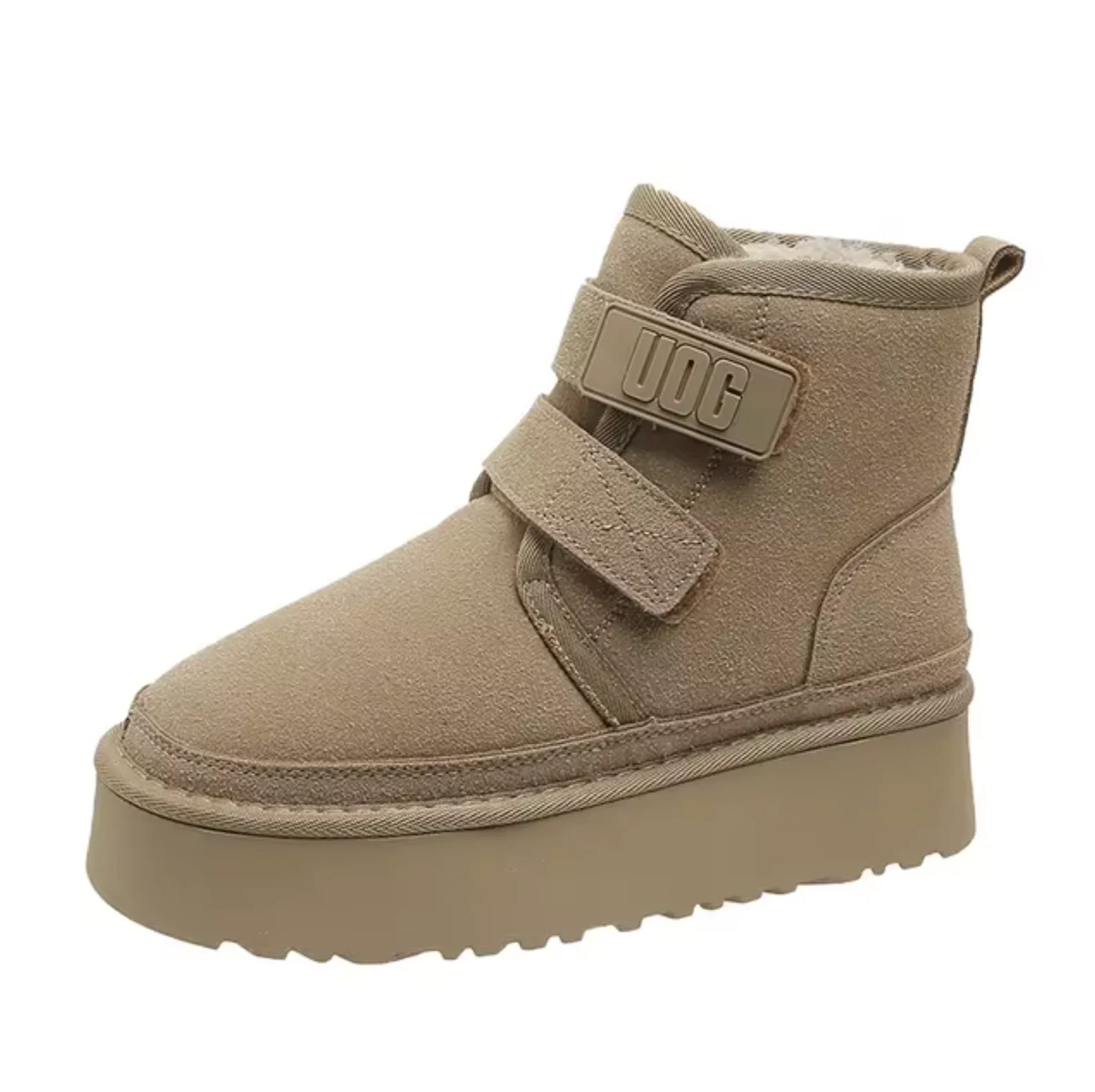 Sara | Suede plush winter boots - Image 4