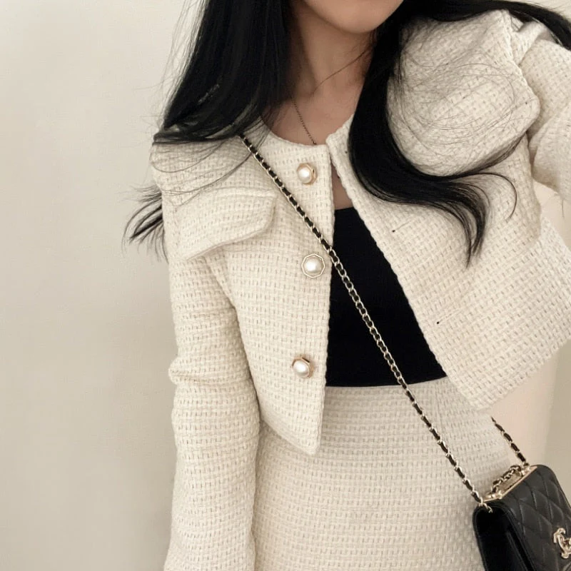 Sasha® | Elegant Skirt Und Blazer Set - Image 2