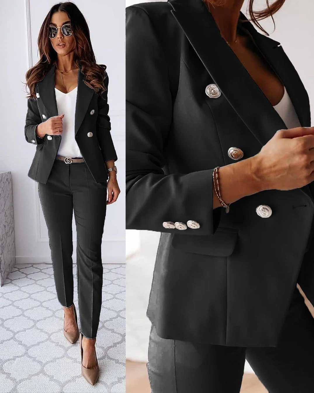Scarlett® | Modern Two-Piece Set With Jacket And Trousers From Heidi-Mode - Image 2