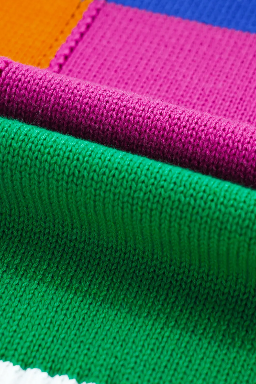 Selma | Long sleeve sweater with a color block design - Image 5