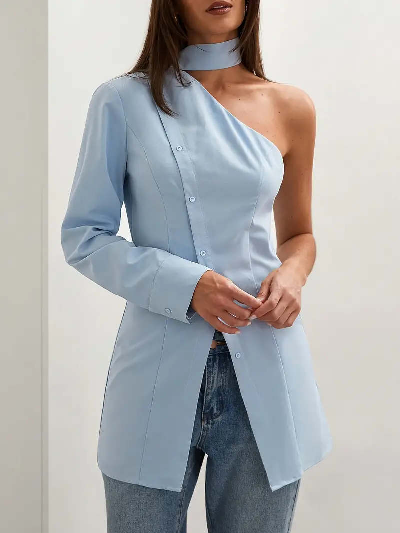 Serena® | Stylish Asymmetric Blouse
