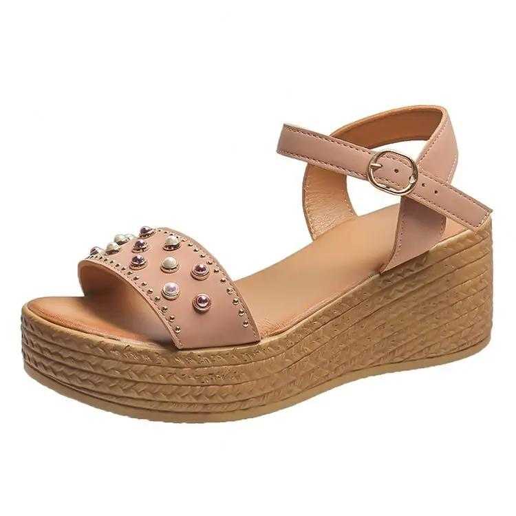 Sharon® | Chic Women Sandals Buckle Wedge - Image 7
