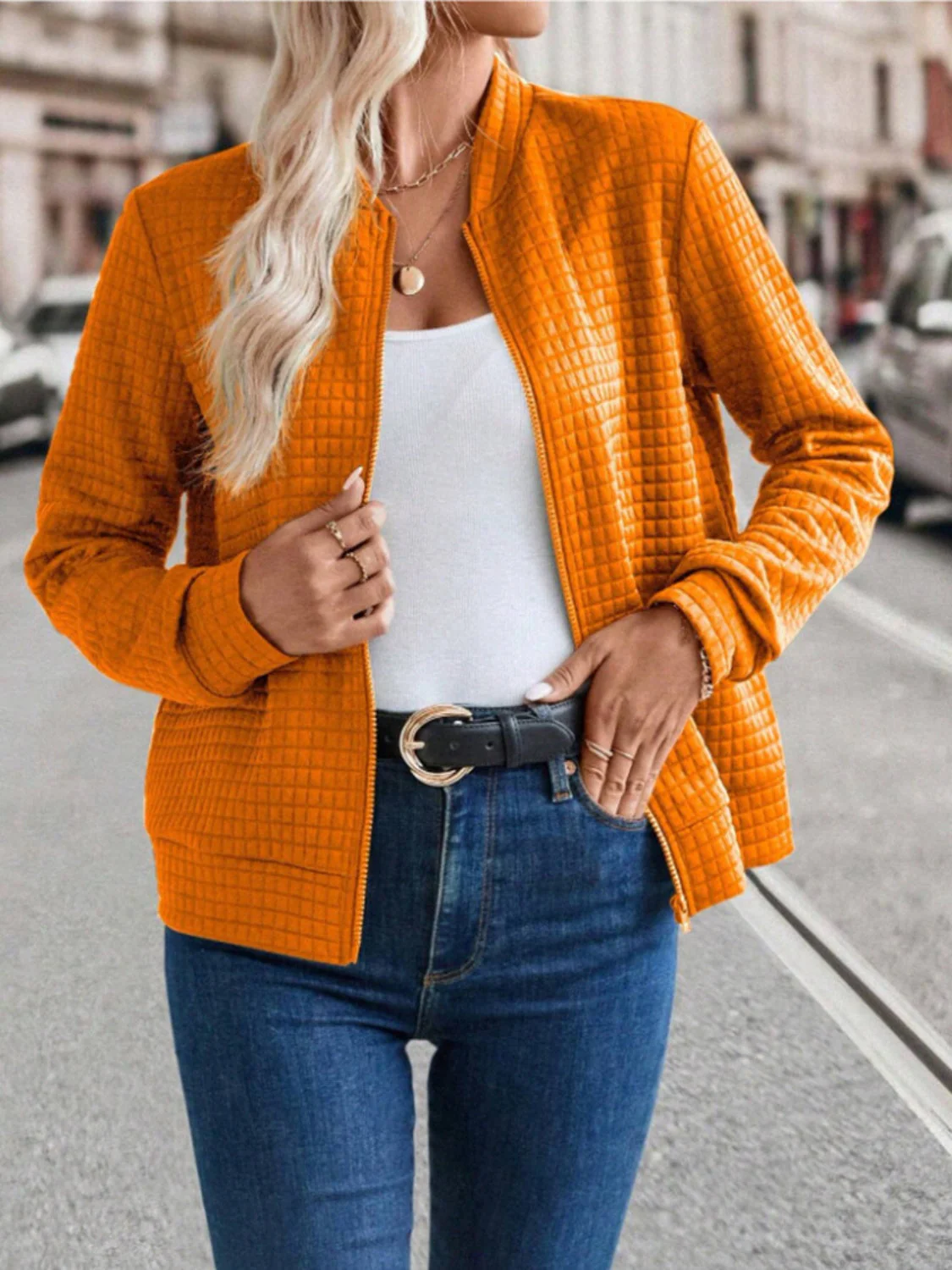 Sigrid | Long sleeve jacket with zip - Image 21