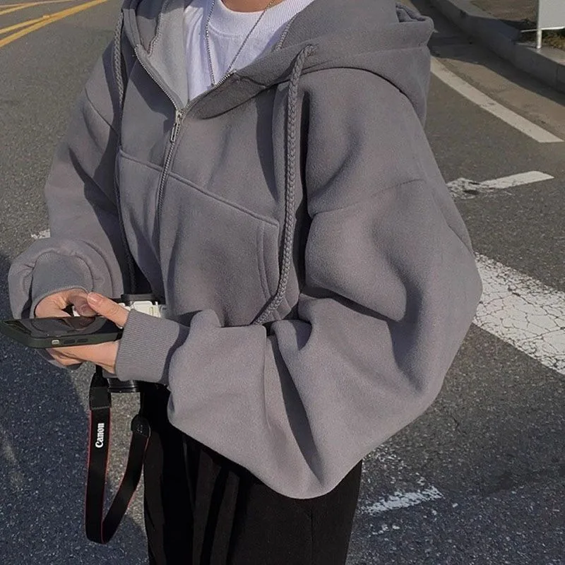 Silvia | Fashionable women's zip-up hoodie - Image 7