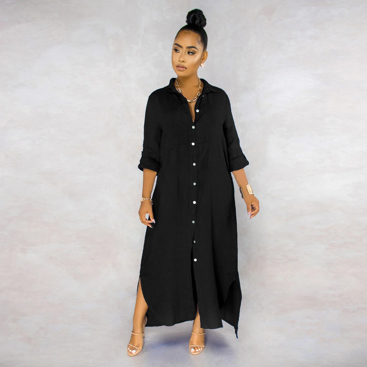 Silvia® | Overshirt Dress Set - Image 4