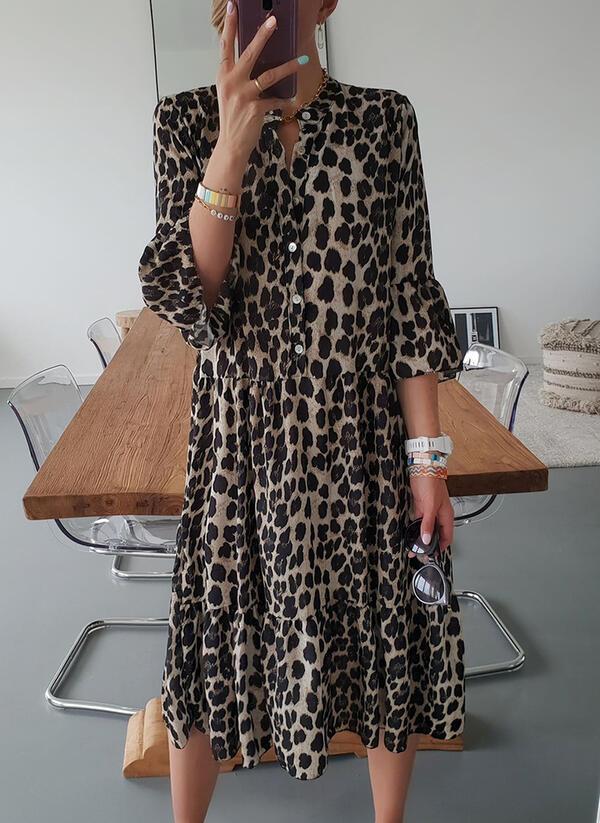 Silvia® | Stylish Women'S Leopard Print Dress - Image 2