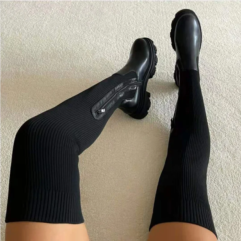 Silvia | Women's boots with thick soles - Image 2