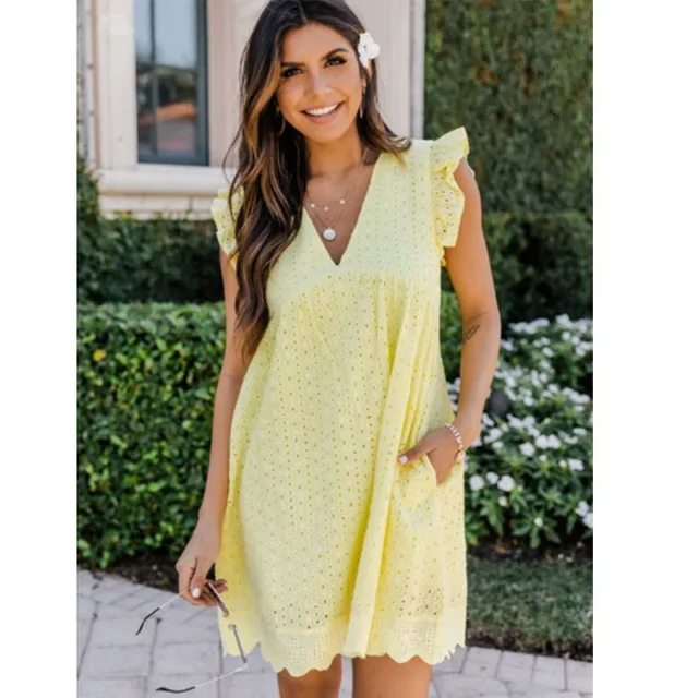 Simona® | Comfortable V-Neck Dress - Image 8