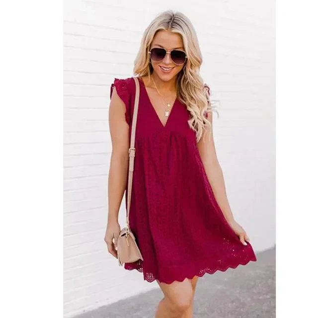 Simona® | Comfortable V-Neck Dress - Image 9