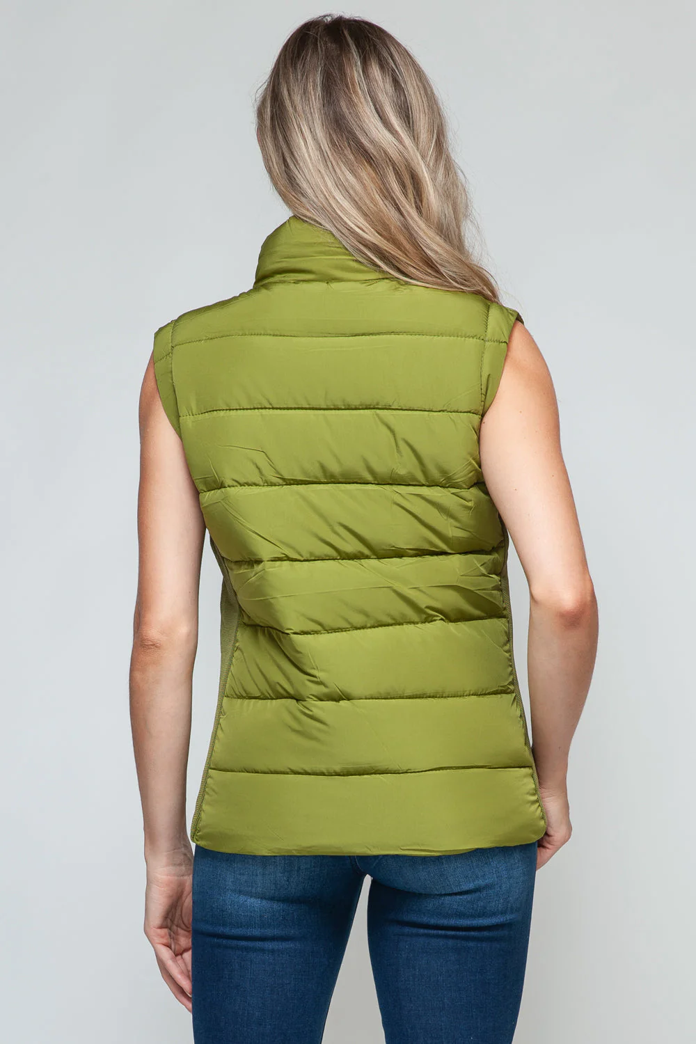Simona | Snobbish turtleneck vest with zip and pockets - Image 2