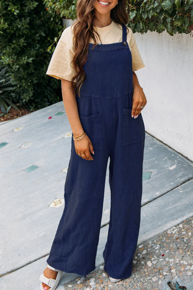 Simone® | Women'S Loose Square Neck Pants Suit With Pocket - Image 6