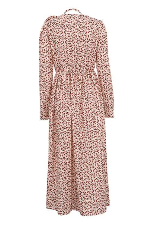 Sofía® | Flower V-Neck Midi Dress - Image 3