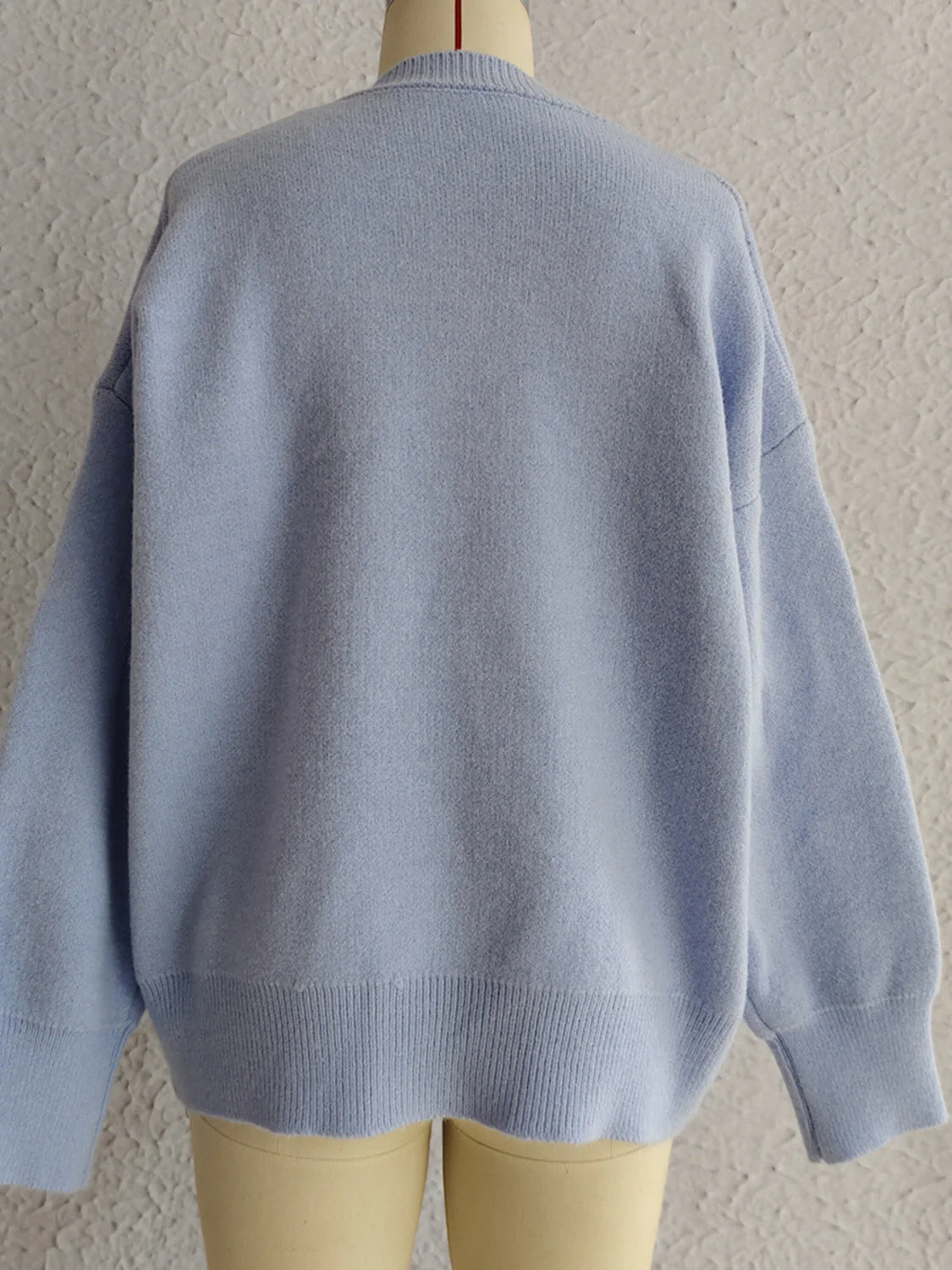 Sofia | Long-sleeved sweater with a floral crew neck - Image 5