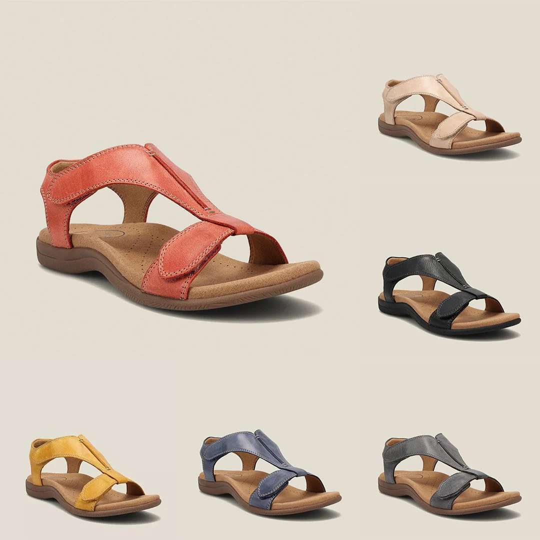 Sofia® | Orthopedic Leather Sandals - Image 9