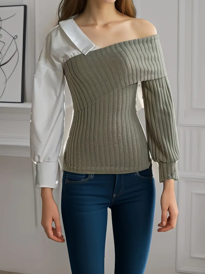 Sofia® | Stylish Asymmetrical Top - Image 2