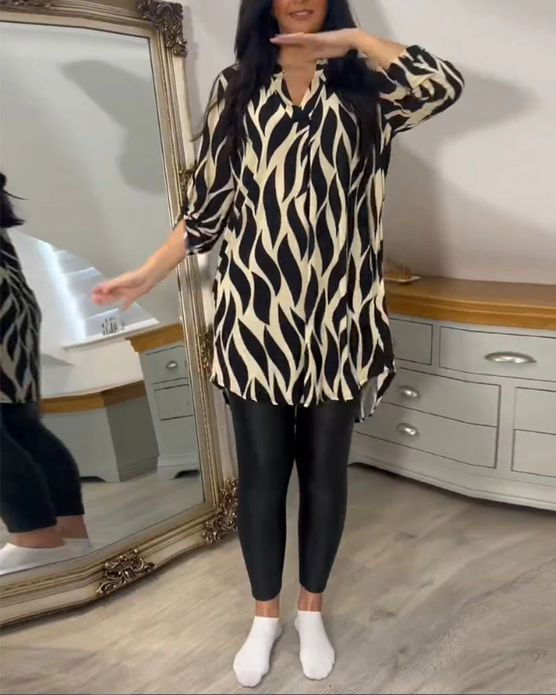 Sol® | Abstract Blouse - Image 5
