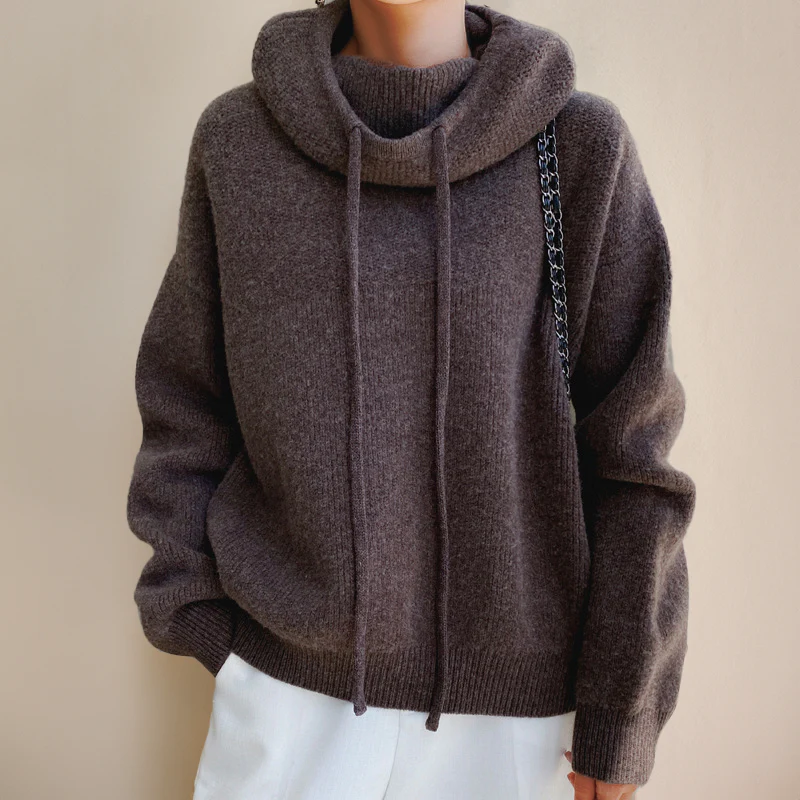 Sol | Hooded knit sweater - Image 7
