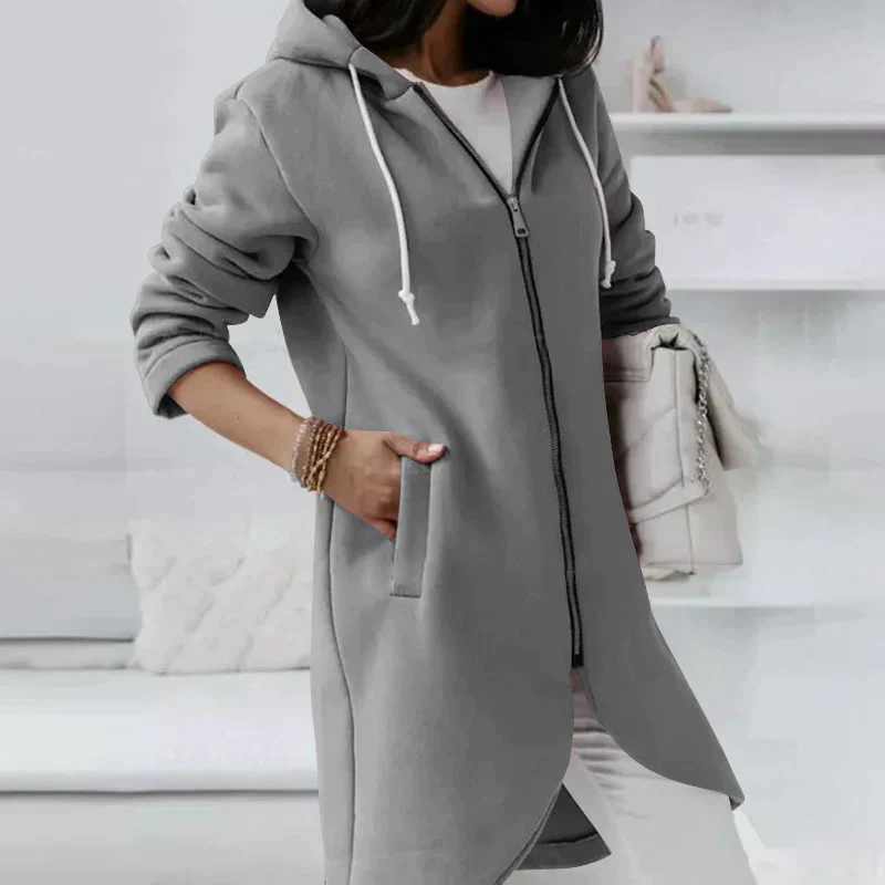 Sol | Long zip-up sweatshirt - Image 2