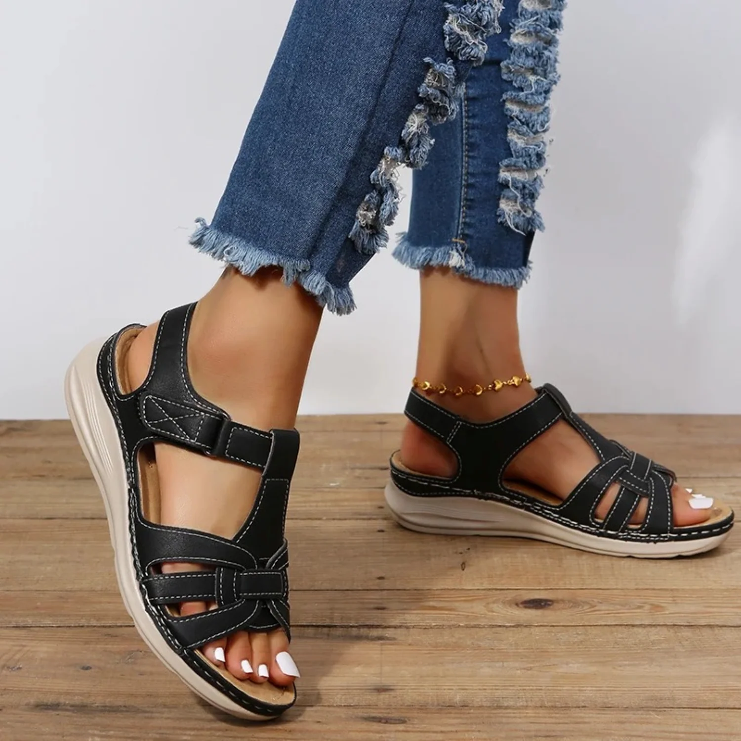 Sol® | Suede Women'S Sandals - Image 4