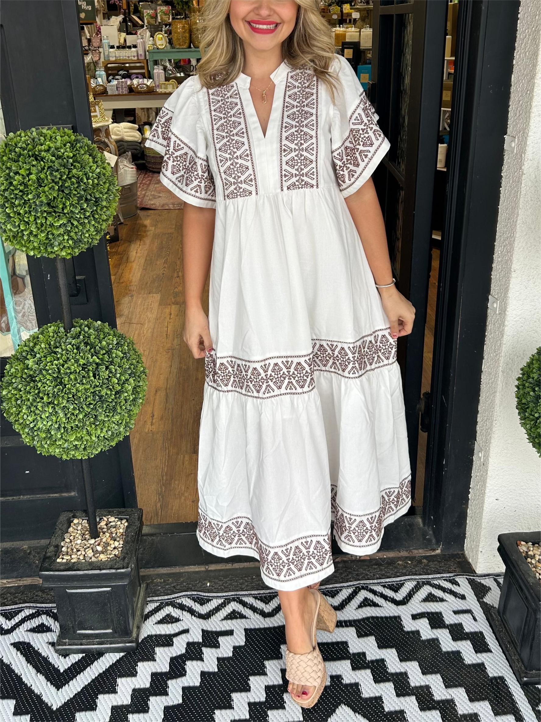 Sole® | Elegant Loose Puff Sleeve Dress - Image 2