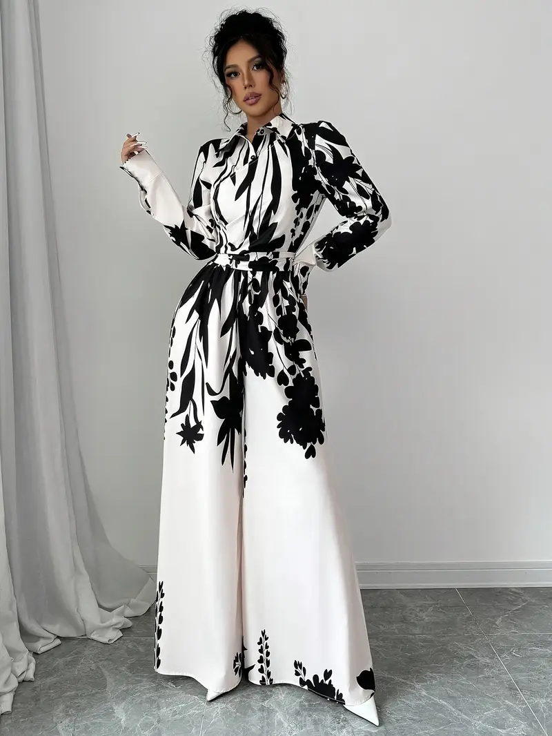 Sole® | Floral Wide Leg Jumpsuit - Image 2