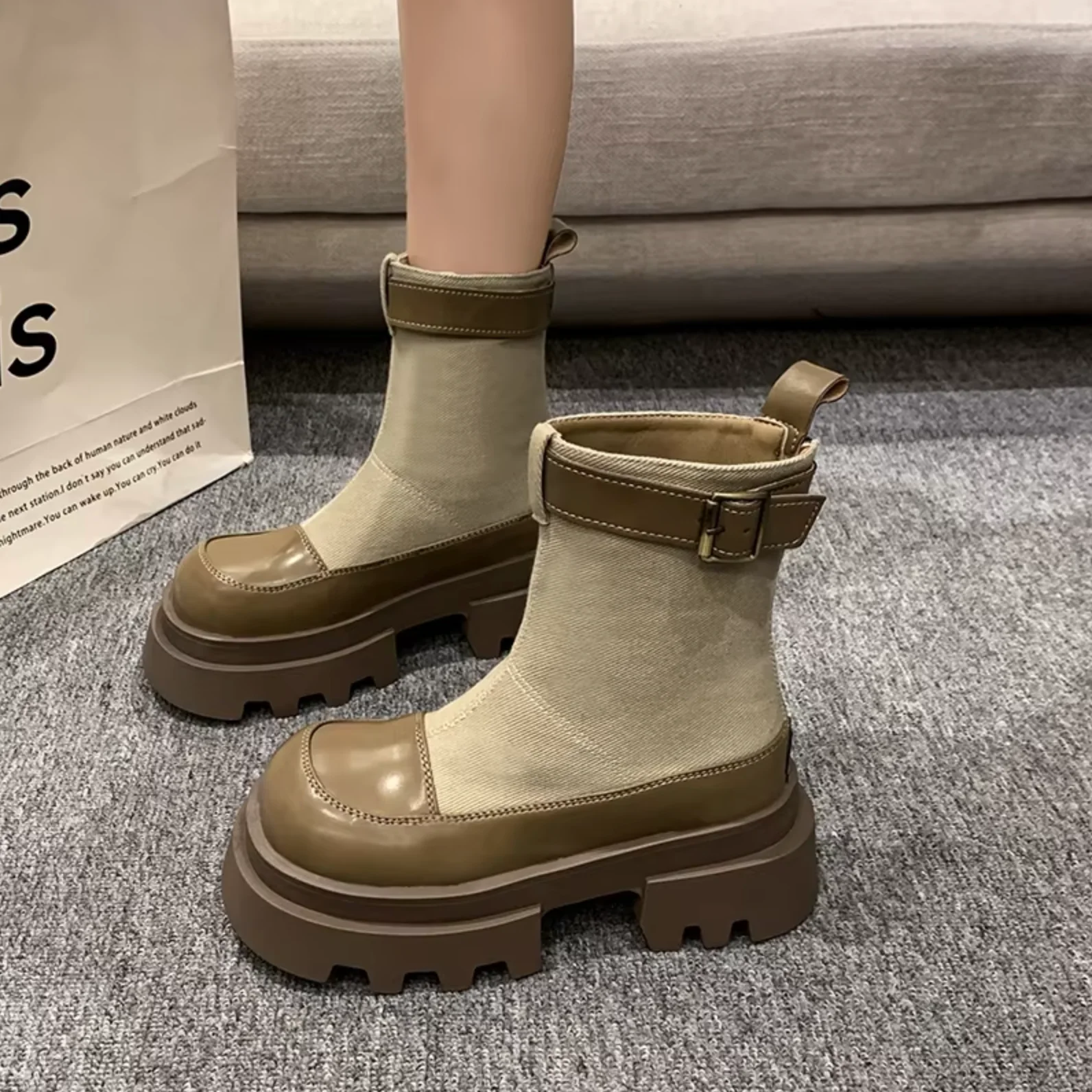 Sonia | Platform ankle boots - Image 3