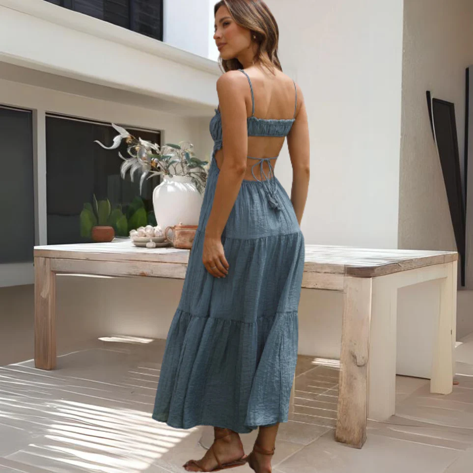 Sophie® | Elegant Summer Midi Dress With Thin Straps - Image 10