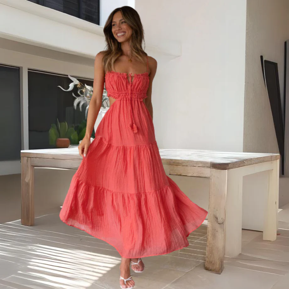 Sophie® | Elegant Summer Midi Dress With Thin Straps - Image 13