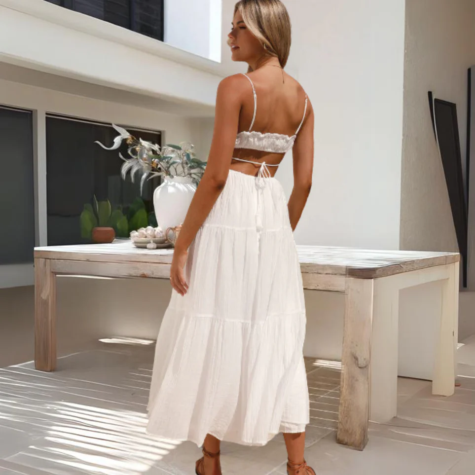 Sophie® | Elegant Summer Midi Dress With Thin Straps - Image 8