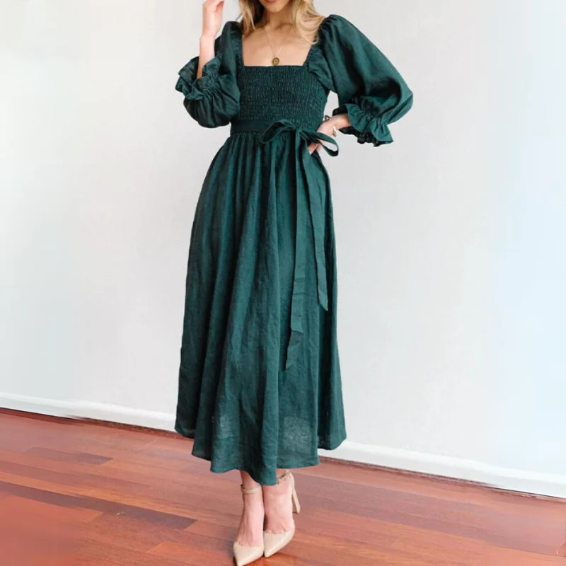 Stella® | French Dress With Ruffled Sleeves - Image 6
