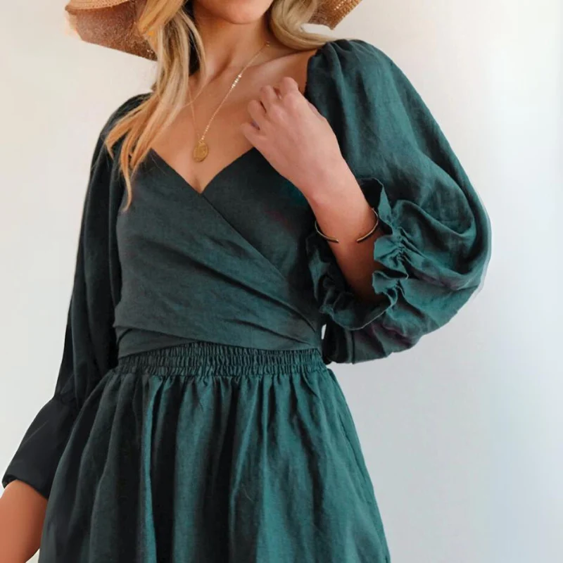 Stella® | French Dress With Ruffled Sleeves - Image 8