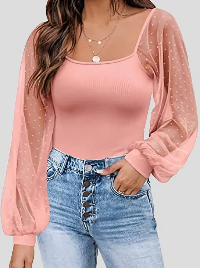 Stephanie® | Chic Lighthouse Sleeve Blouse