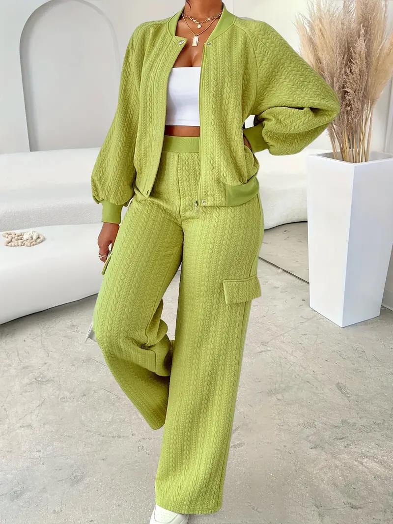 Susan® | Two-Piece Polyester Trouser Suit Set For Women - Image 2