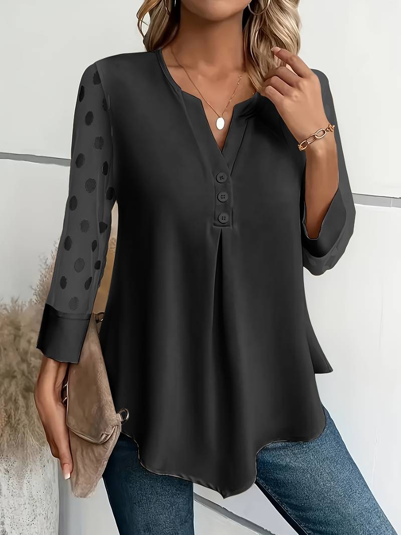 Susana® | Elegances Long Sleeve Top With Sophisticated - Image 2