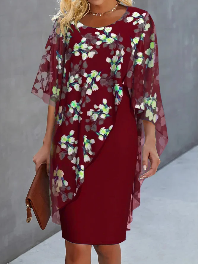 Susana® | Floral Chiffon Ladies' Dress - Image 2