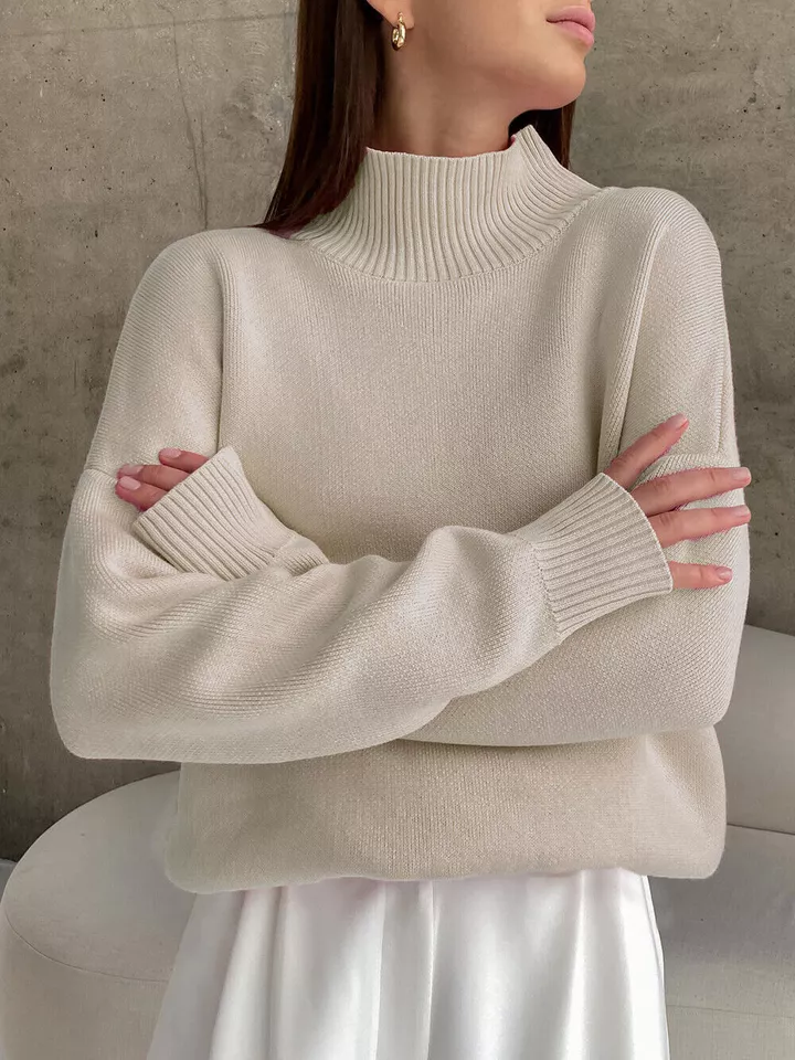 Susana | Oversized loose turtleneck sweater - Image 4