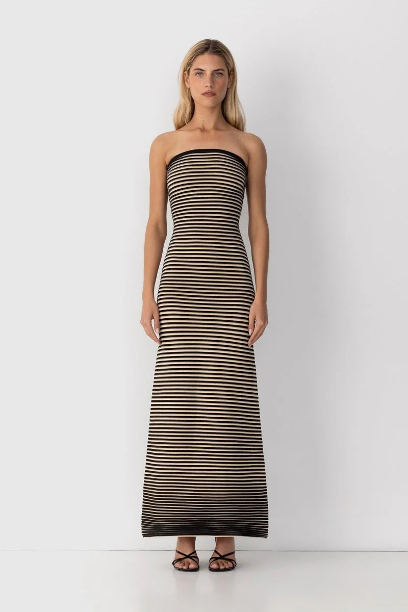 Susana® | Sleeveless Maxi Dress In Striped Knit - Image 13