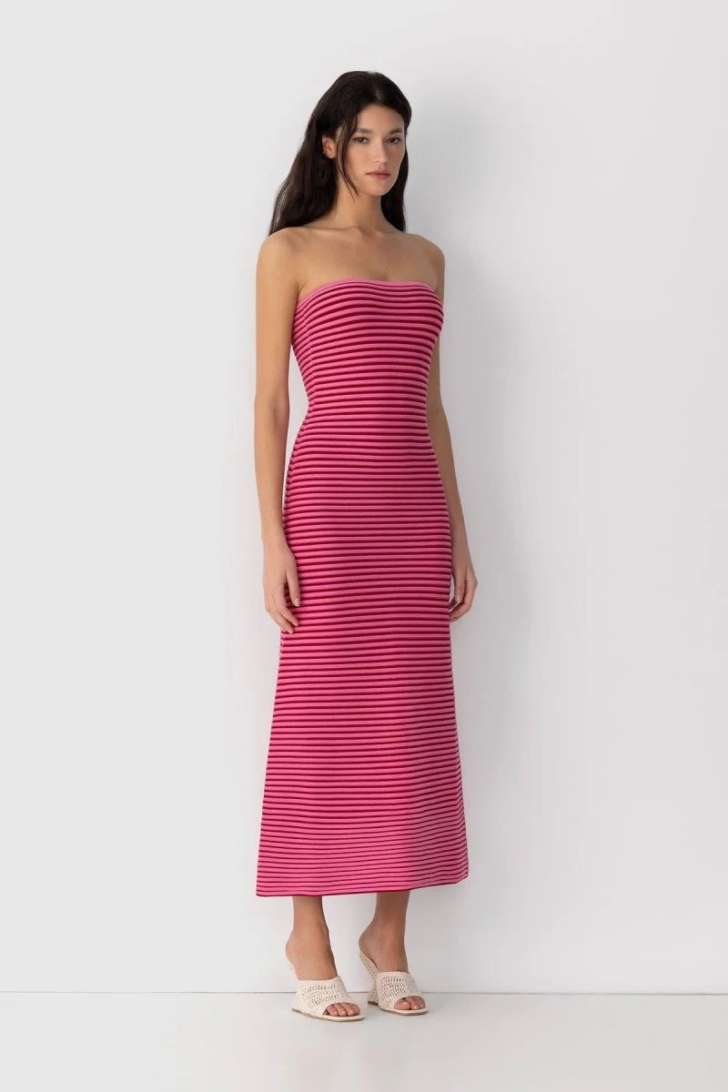 Susana® | Sleeveless Maxi Dress In Striped Knit - Image 4